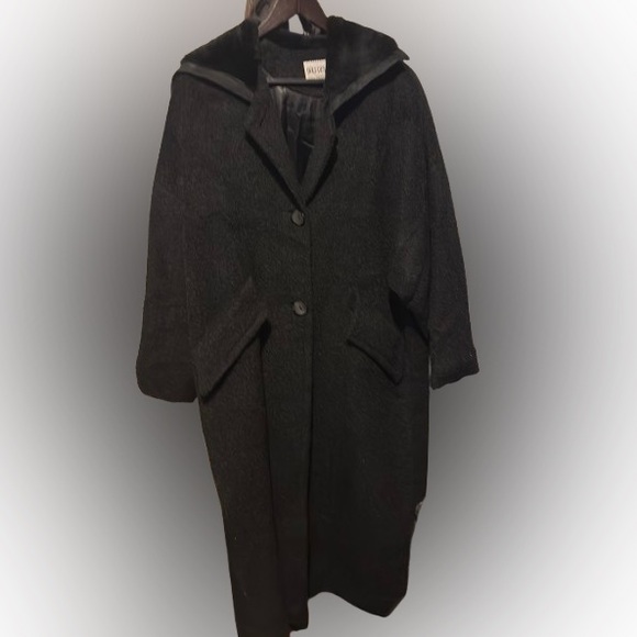 Holt Renfrew Made in Canada Mohair Wool Blend Coat - Picture 10 of 10